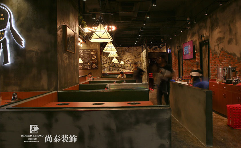 牛肉火鍋店裝修實(shí)景圖-十秒嫩牛