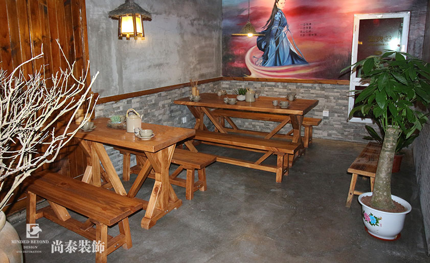 快意江湖！武俠風(fēng)餐廳裝修實(shí)景圖 | 楓華谷