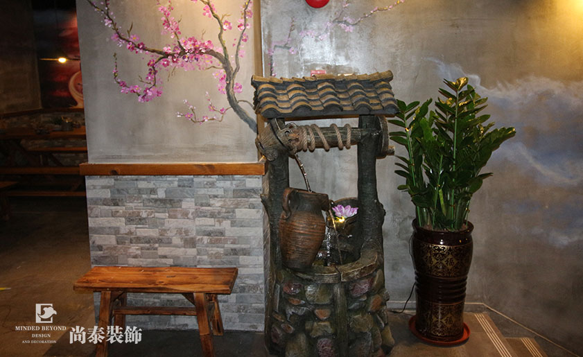 快意江湖！武俠風(fēng)餐廳裝修實(shí)景圖 | 楓華谷