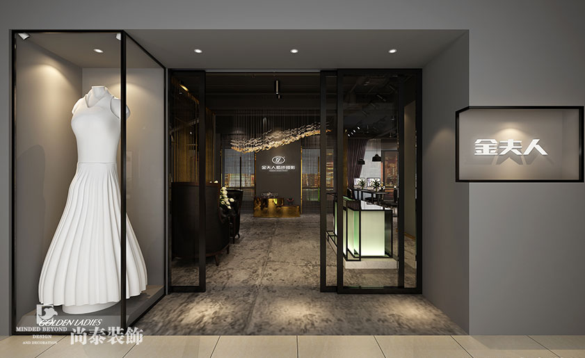 知名品牌婚紗攝影店設計裝修 | 金夫人婚紗攝影