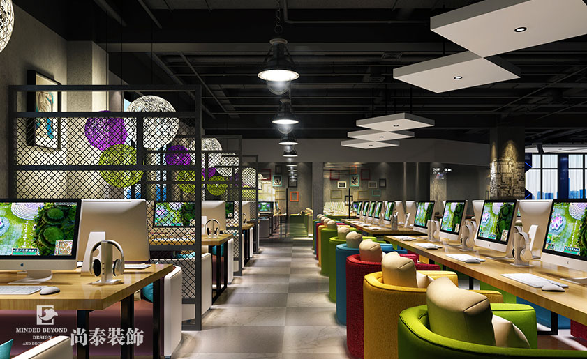 1200余平米網(wǎng)咖裝修設(shè)計(jì) | 京南網(wǎng)咖