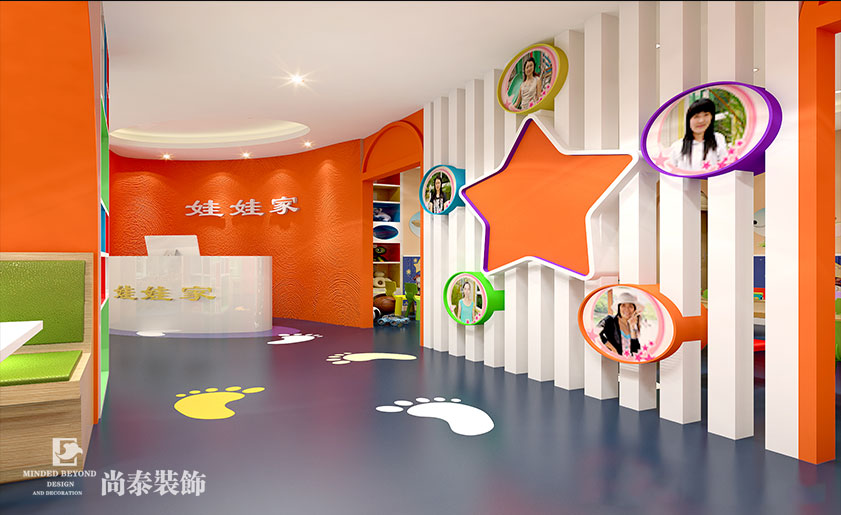 場景體驗式教育幼兒園裝修設計 | 娃娃家