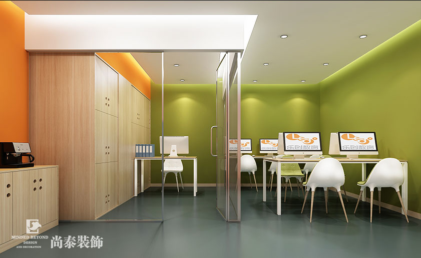 200平米幼兒教育機構設計裝修 | 樂創教育