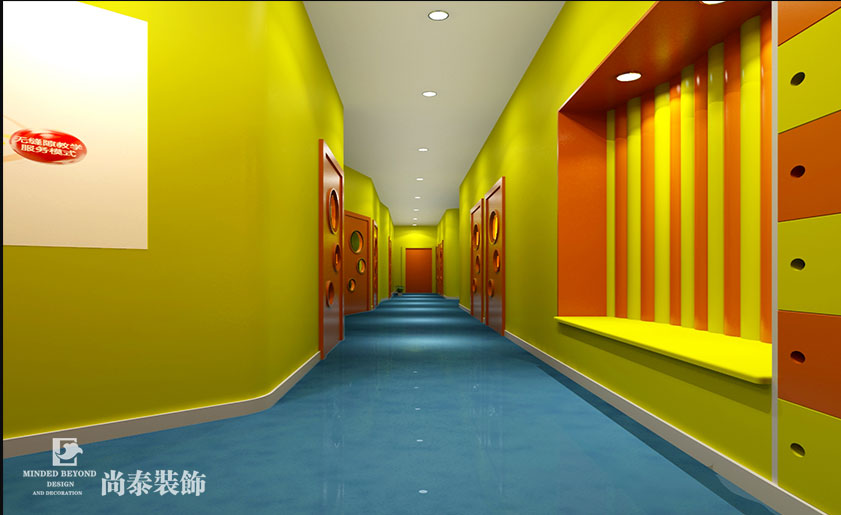 200平米幼兒教育機構設計裝修 | 樂創教育