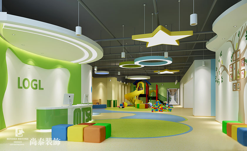 1000平米早教中心裝修設計