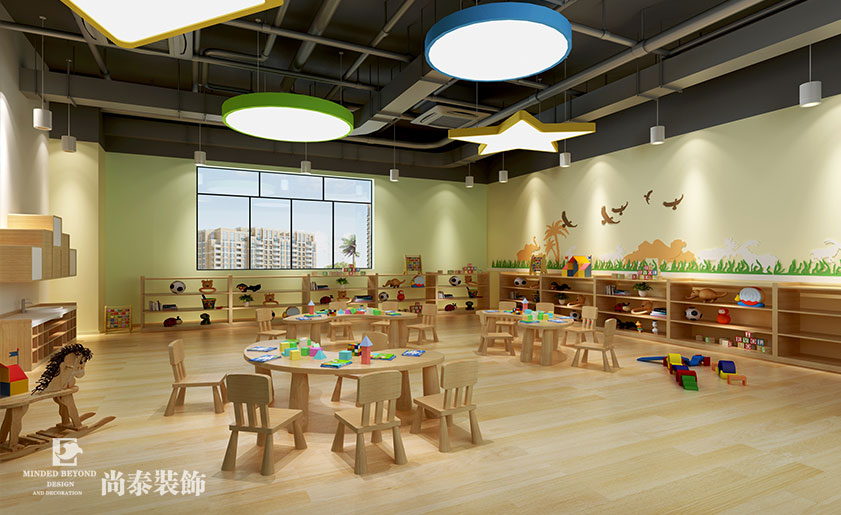 1000平米早教中心裝修設計