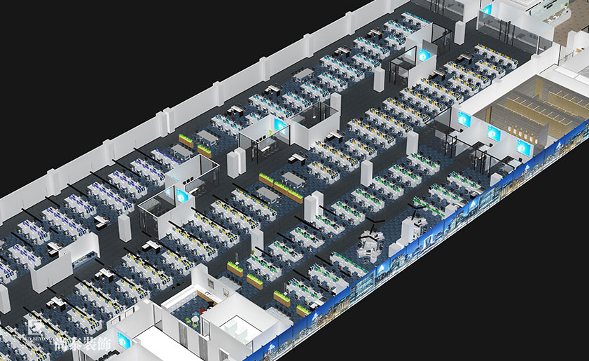 2300平米世界名企辦公室設計 | 日立咨詢