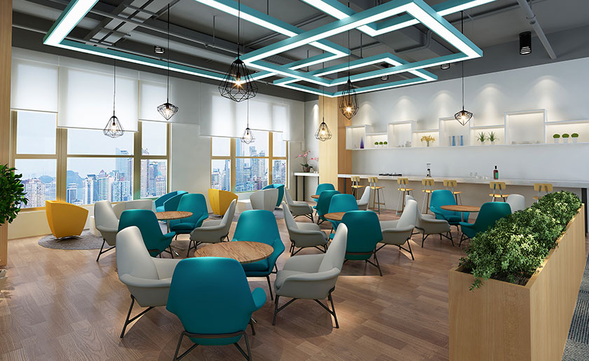 18000㎡開放式辦公樓裝修設(shè)計(jì) | 環(huán)球易購(gòu)