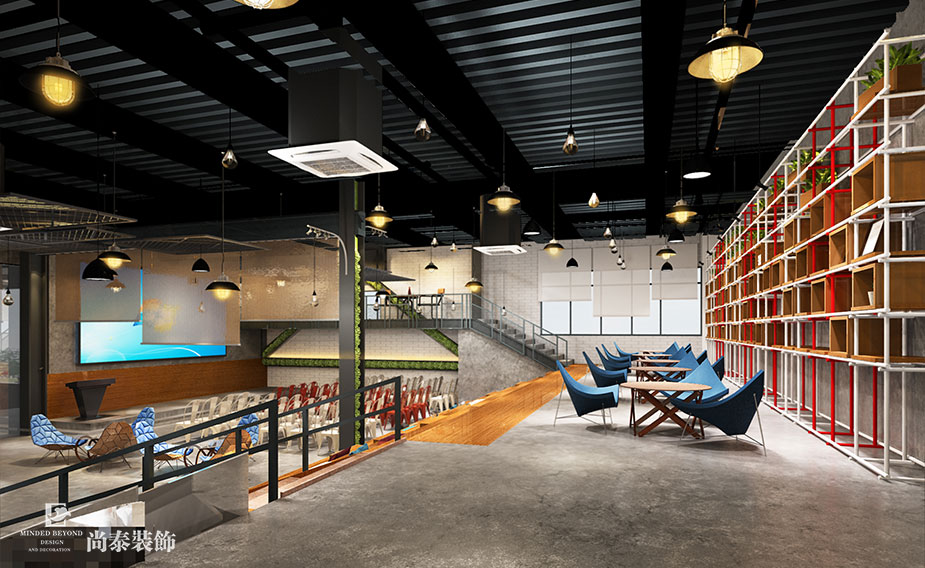 3700余平米眾創(chuàng)空間生態(tài)圈裝修設(shè)計(jì) | 微谷眾創(chuàng)