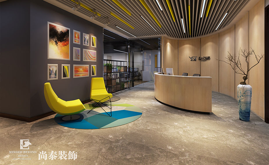 300平米科技公司辦公室裝修設(shè)計(jì) | 睿尚創(chuàng)力