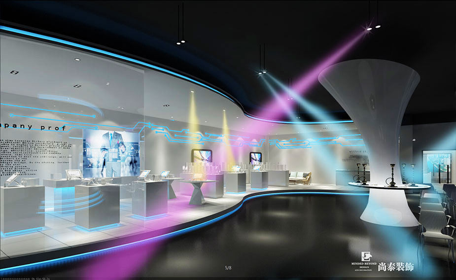 1120平米電商產業(yè)展廳裝修設計 | 多麗貴陽國際