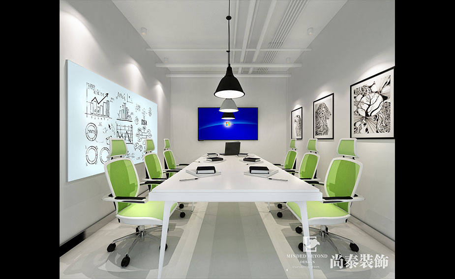 1500㎡上市企業辦公室裝修設計 | 巨靈財經