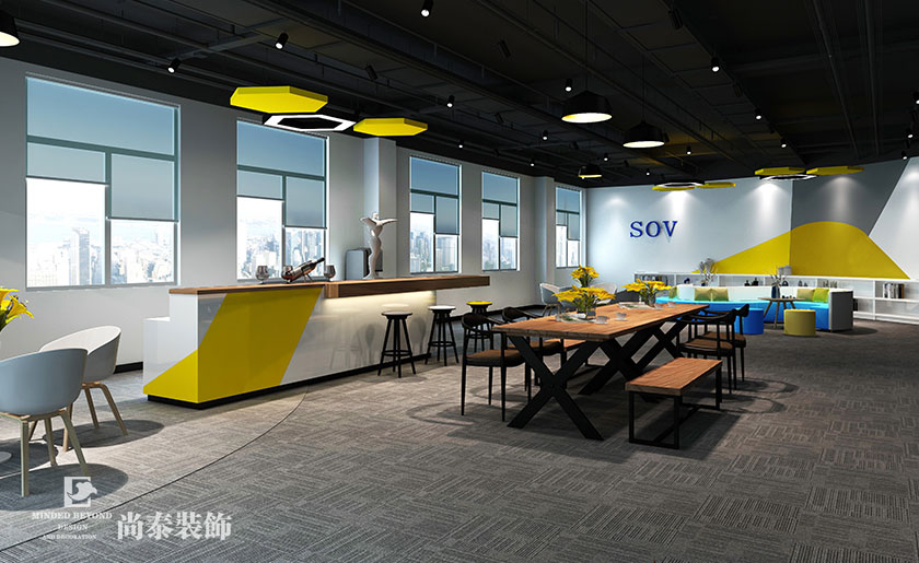 1060㎡現(xiàn)代簡約辦公室設計 | 深光谷科技