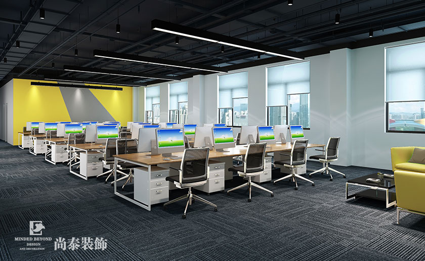 1060㎡現(xiàn)代簡約辦公室設計 | 深光谷科技