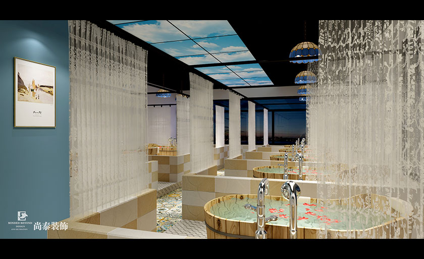 2000㎡中式養身館裝修 | 知己集團