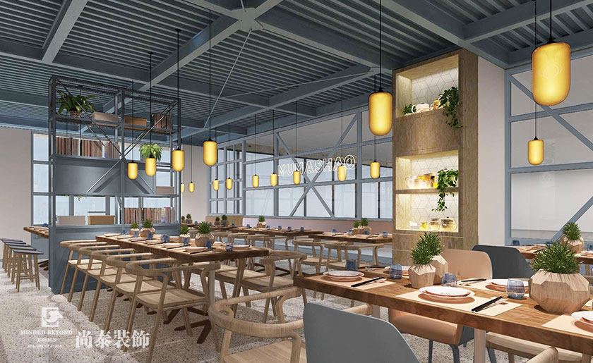 100平米知名品牌主題餐廳設計 | 木馬勺