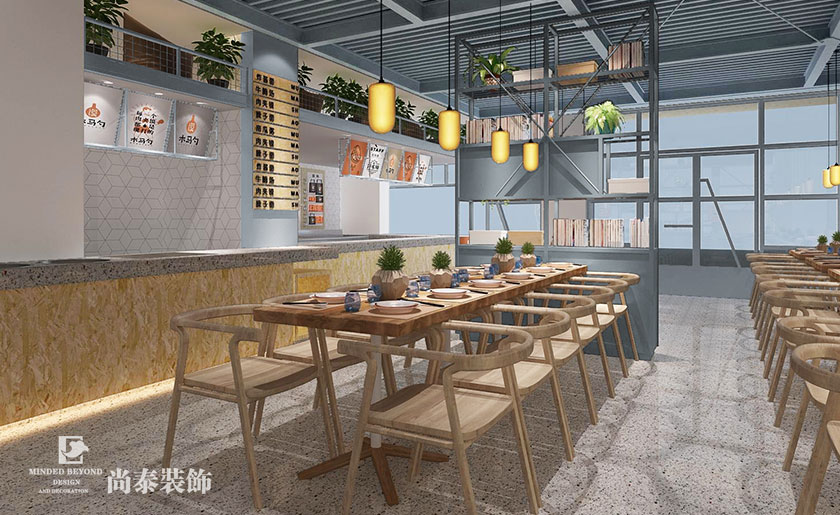 100平米知名品牌主題餐廳設計 | 木馬勺