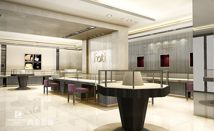 高端質感珠寶店裝修設計 | Foti珠寶