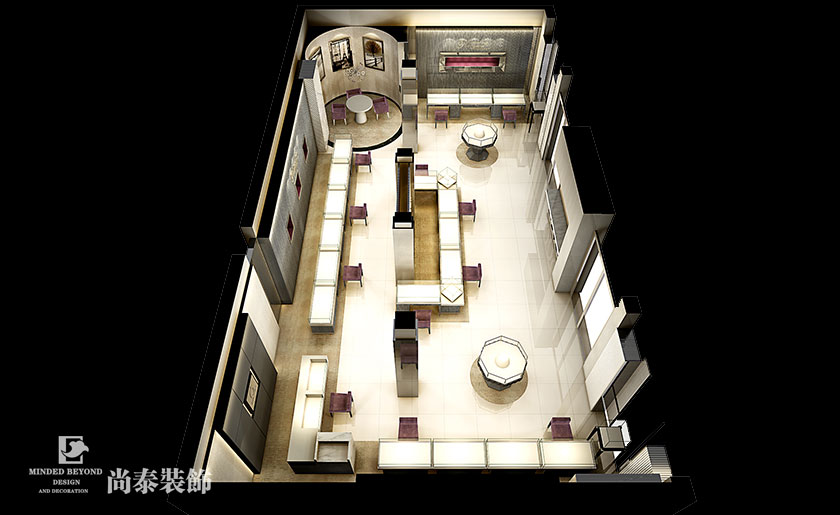 高端質感珠寶店裝修設計 | Foti珠寶