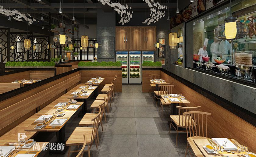 250平米烤魚店裝修設計 | 南有嘉魚