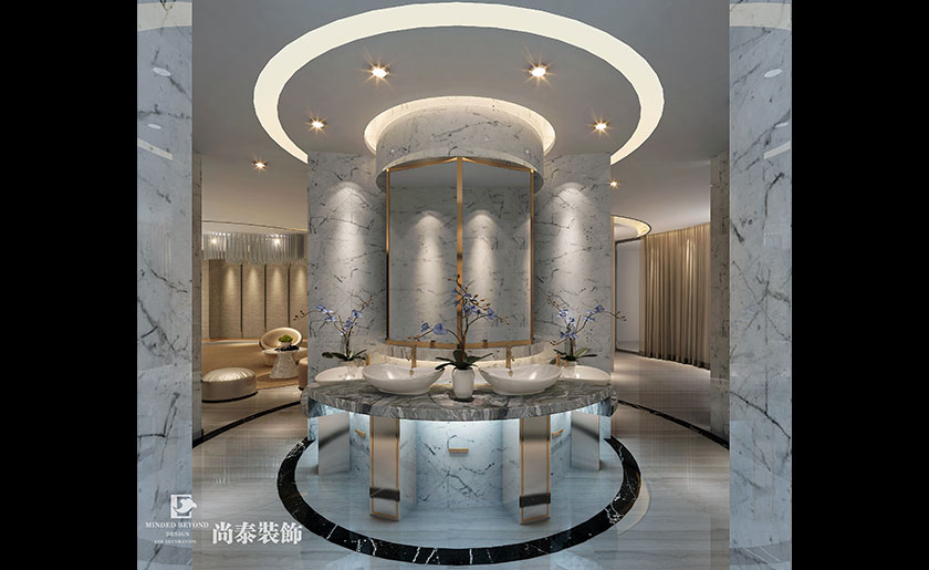 現代簡約會所裝修效果圖-舒之暢