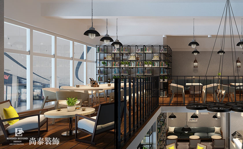 130平米咖啡店設(shè)計(jì)裝修 | 小象咖啡廳