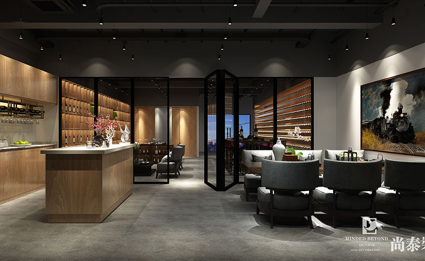 老式全球時尚餐廳室內設計理念