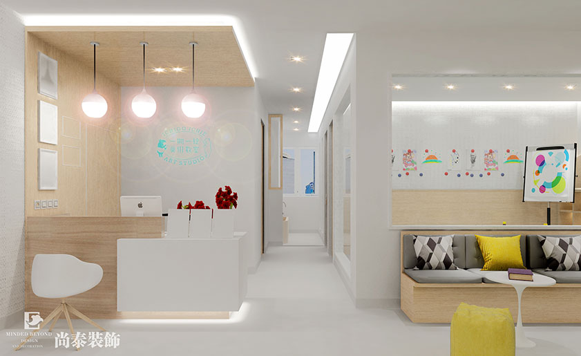 130㎡兒童美術培訓學校設計 | 一期一繪