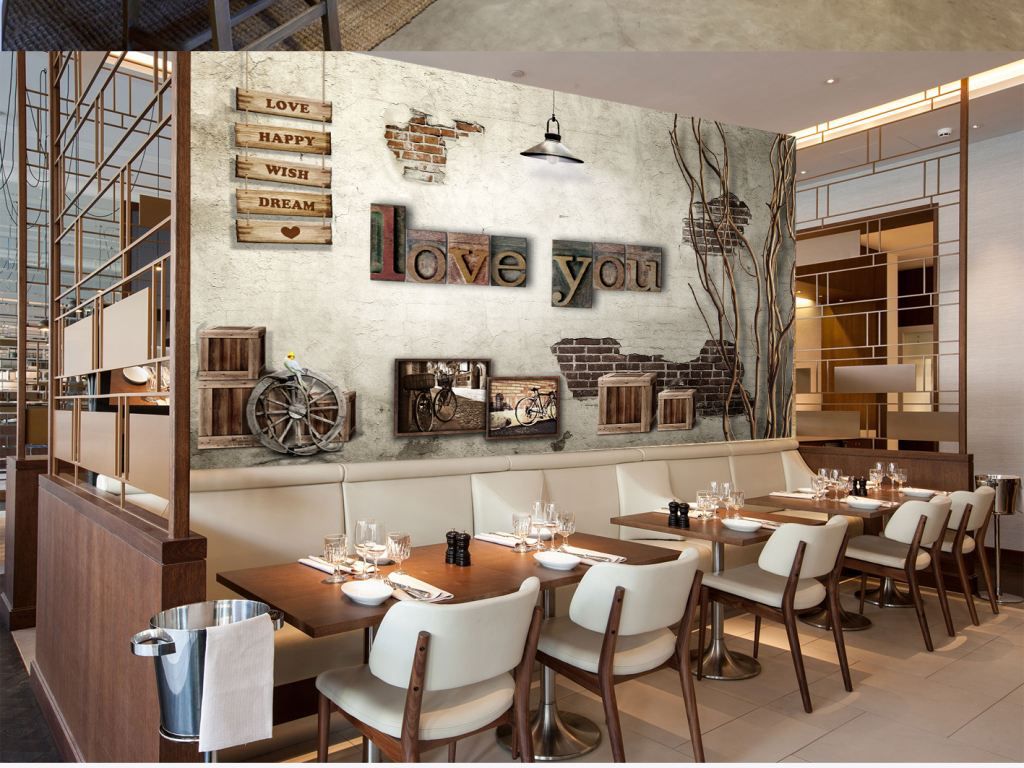 主題餐廳背景墻如何設計裝飾效果?