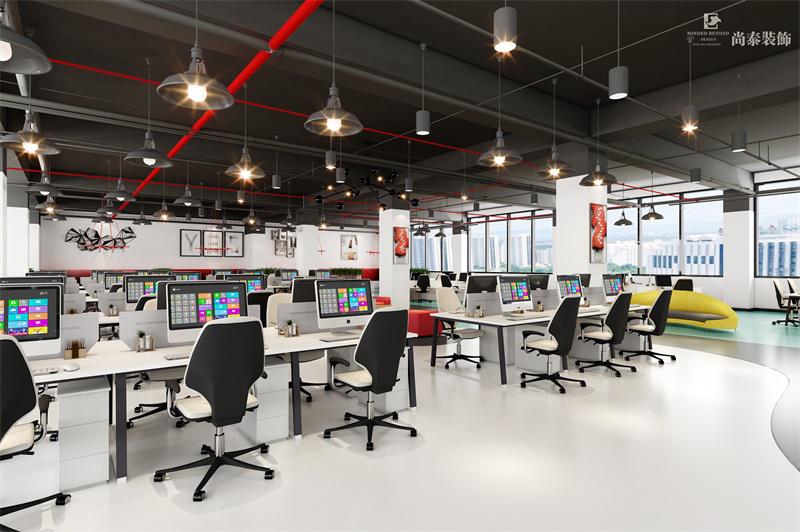 辦公室裝修實(shí)景圖