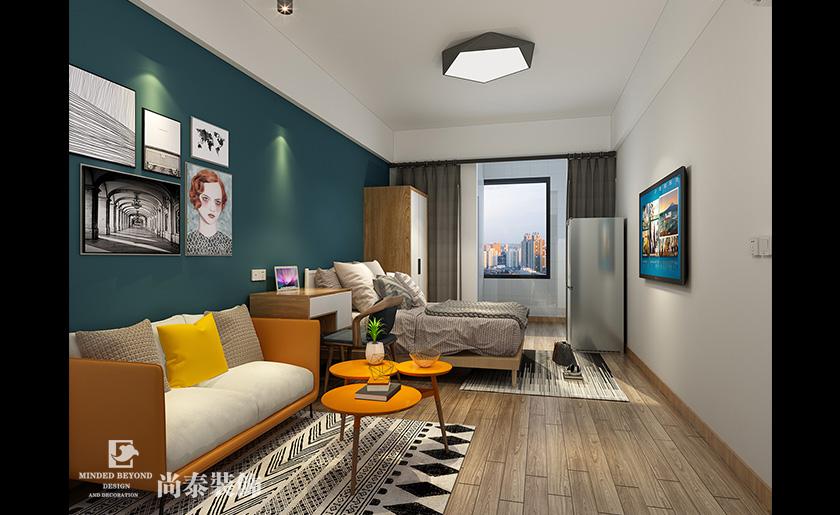 1400平米公寓裝修設計效果圖 | 新湖村公寓