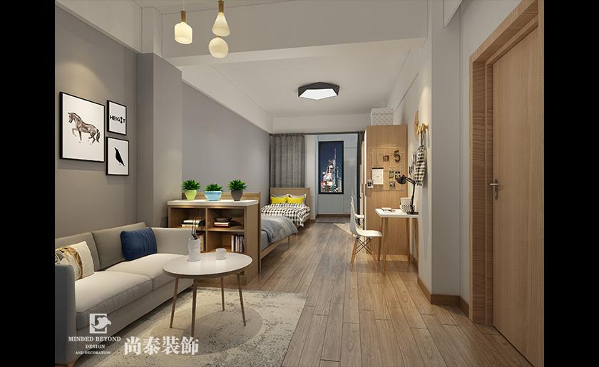 1400平米公寓裝修設計效果圖 | 新湖村公寓