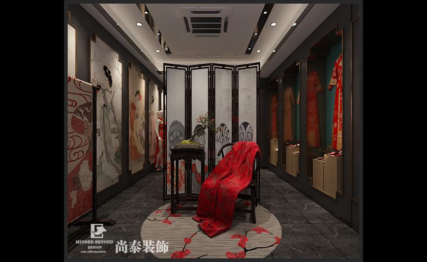 30平米中式婚嫁服裝店裝修設(shè)計 | 黛雪嫁妝