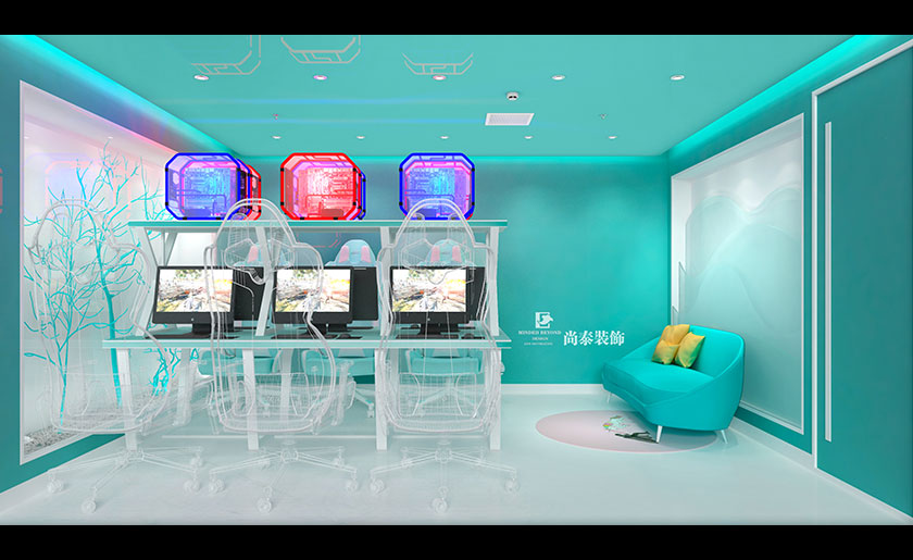 網咖裝修效果圖