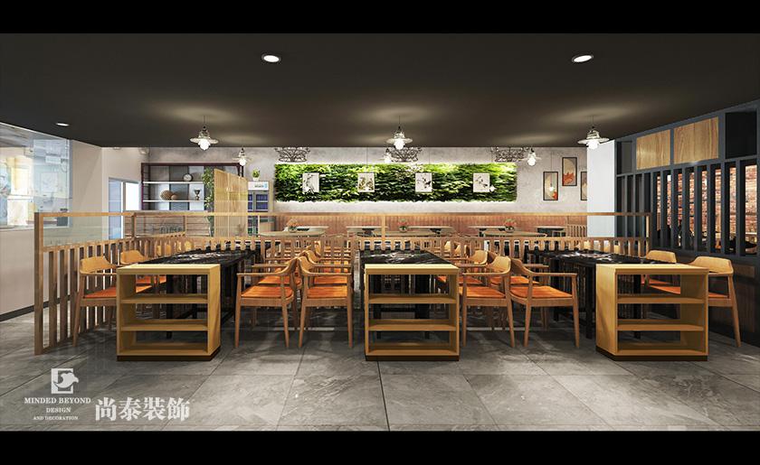 火鍋店裝修設計效果圖