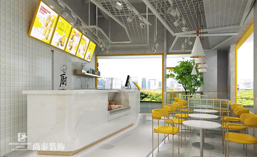 奶茶店裝修設計效果圖