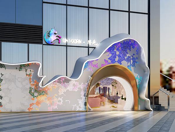 300平米海洋唯美甜品店裝修設計 | 獸色