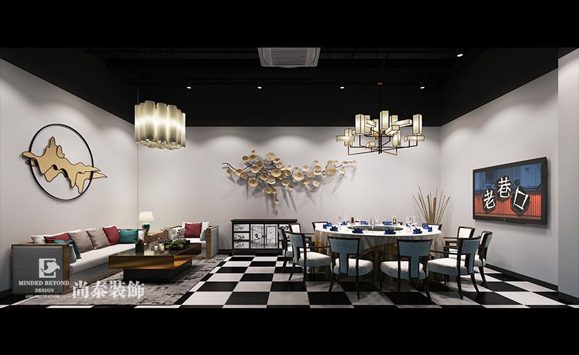 600平米工業風麻辣餐廳裝修設計 | 老巷口