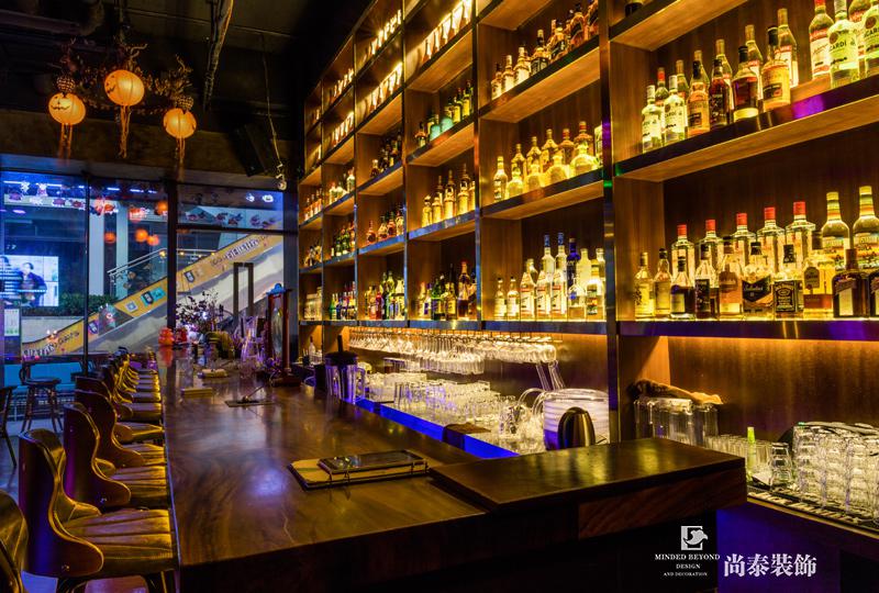 酒吧卡座裝修實景圖 