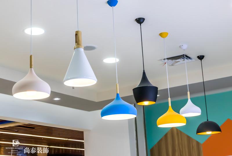 教育培訓機構吊燈裝修實景圖