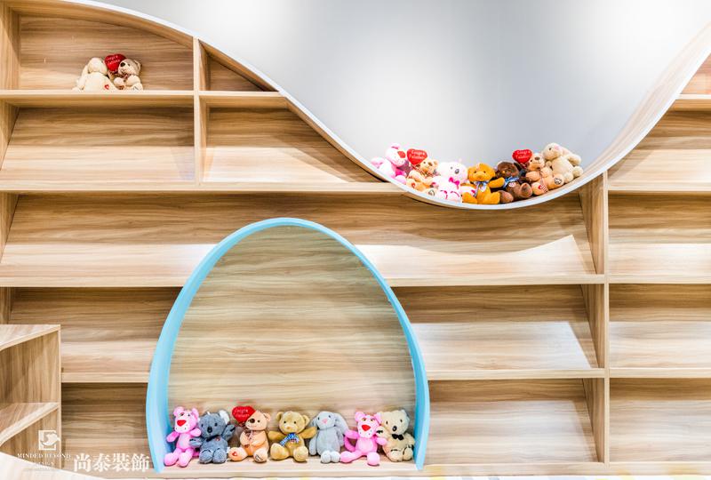 教育培訓機構玩偶區裝修實景圖