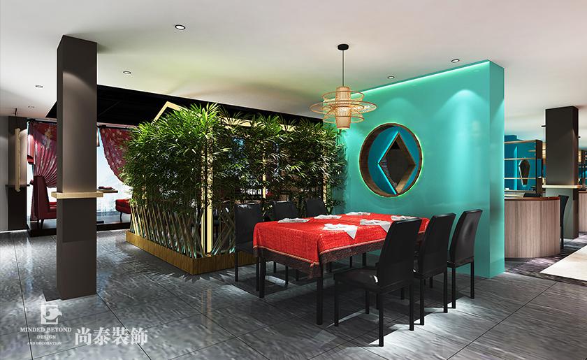 佛山300平米中式經典湘菜設計