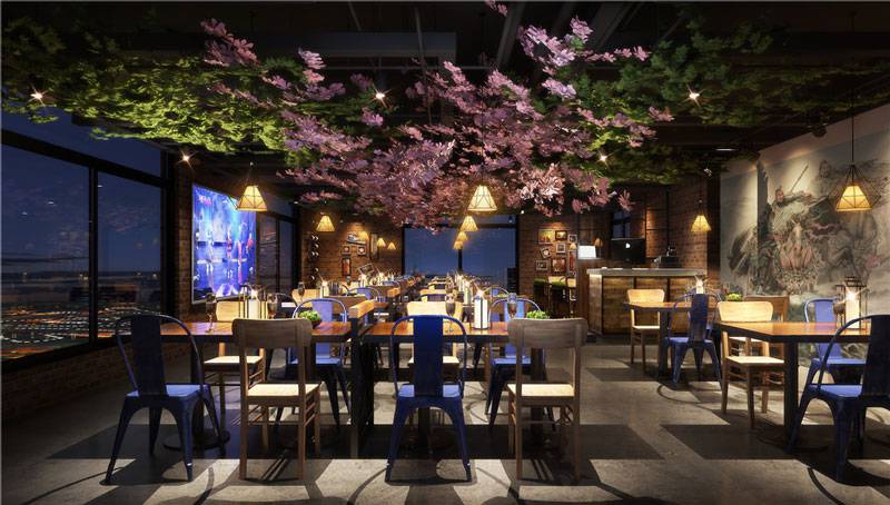 音樂(lè)主題餐廳裝修效果圖