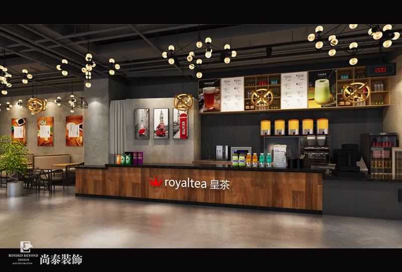 奶茶店裝修效果圖 奶茶店裝修效果圖