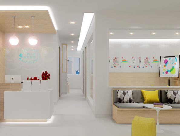 130㎡兒童美術培訓學校設計 | 一期一繪