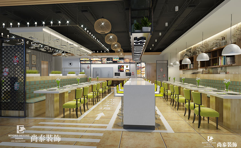 深圳餐廳裝修實景圖 深圳餐廳裝修實景圖