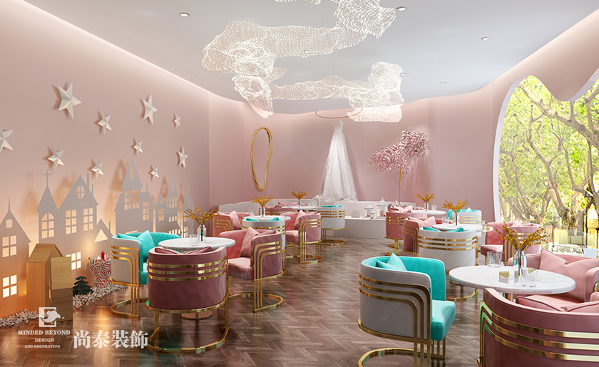 335平米婚紗攝影店裝修設計 | 米蘭新娘