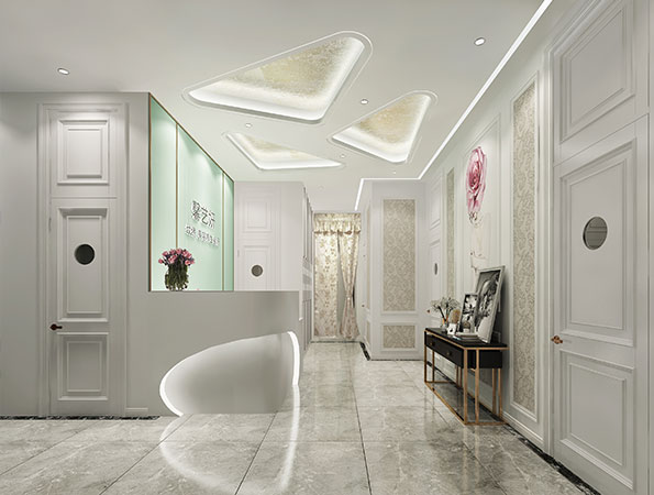 現代歐式美容養生會所裝修效果圖-馨藝妍