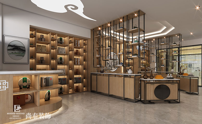 70平米新中式文創展廳裝修設計 | 旭升文創館