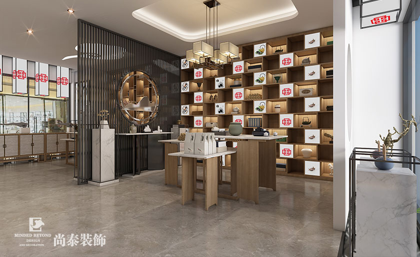 70平米新中式文創展廳裝修設計 | 旭升文創館